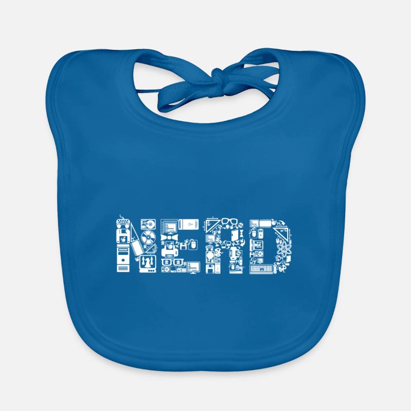 Superbe design NERD Bavoir bio Bébé