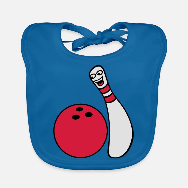 Cheeky Comic Bowling Pin Bavoir bio Bébé