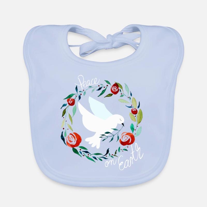 Friedenstaube Baby Bio-Lätzchen