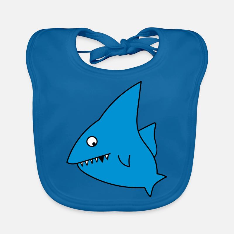 Funny shark Organic Baby Bibs