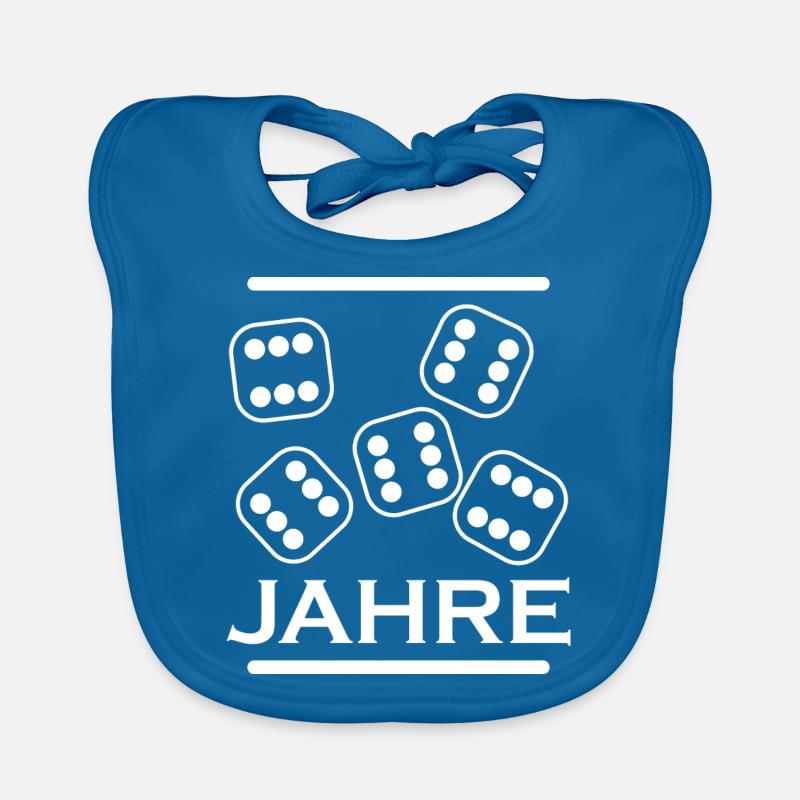 30 Jahre - Geburtstag - Würfel - Version 2 Baby Bio-Lätzchen