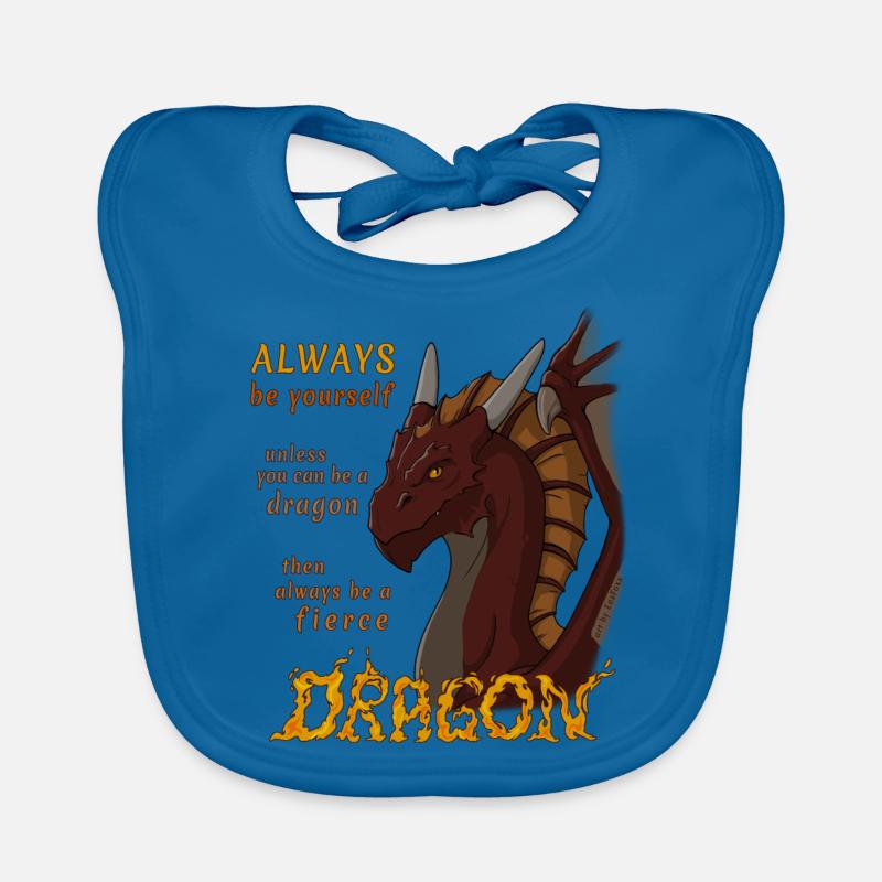 Sei immer ein wilder Drache Baby Bio-Lätzchen