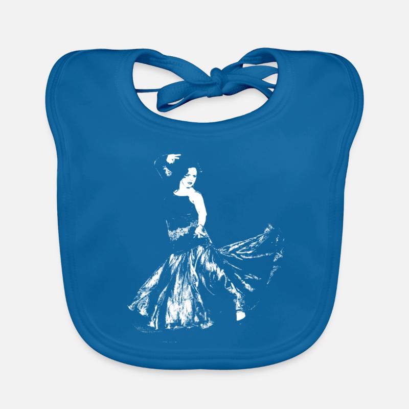 Danseuse de flamenco arabe gitane Bavoir bio Bébé