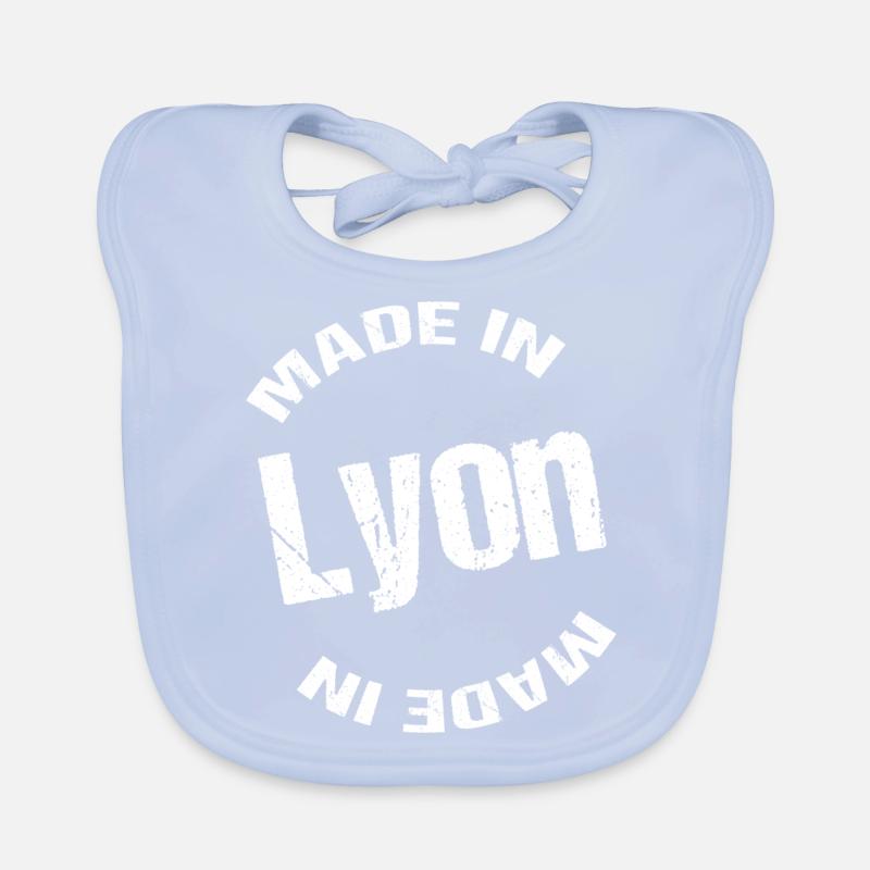 Made In Lyon White Organic Baby Bibs