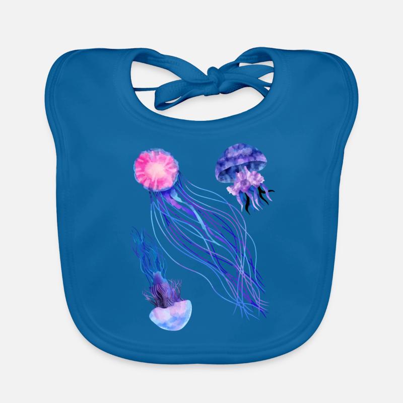 Jellyfish Organic Baby Bibs