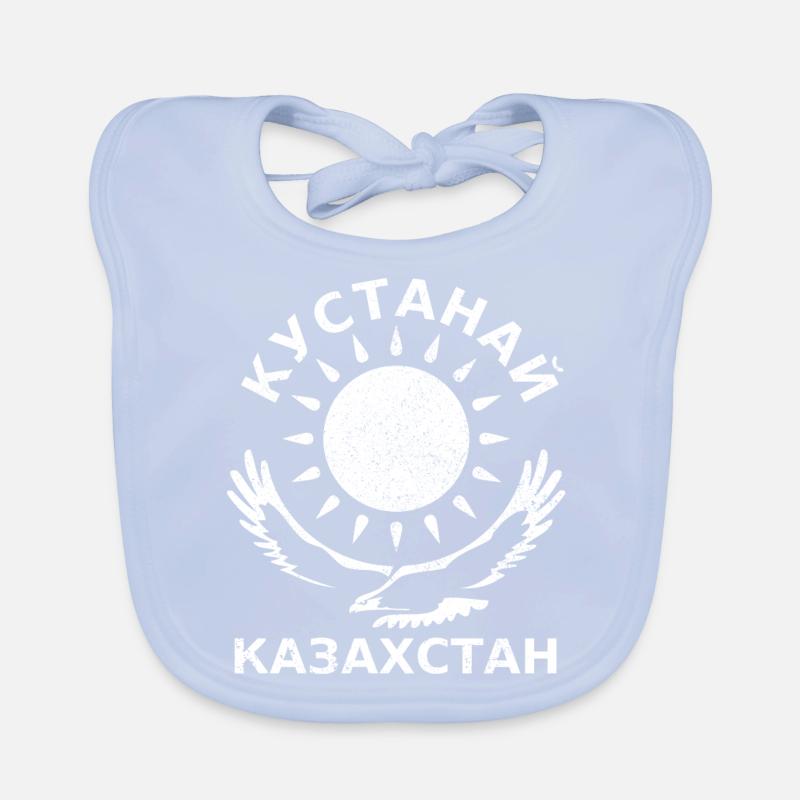 KUSTANAJ Kasachstan Кустанай Казахстан Baby Bio-Lätzchen