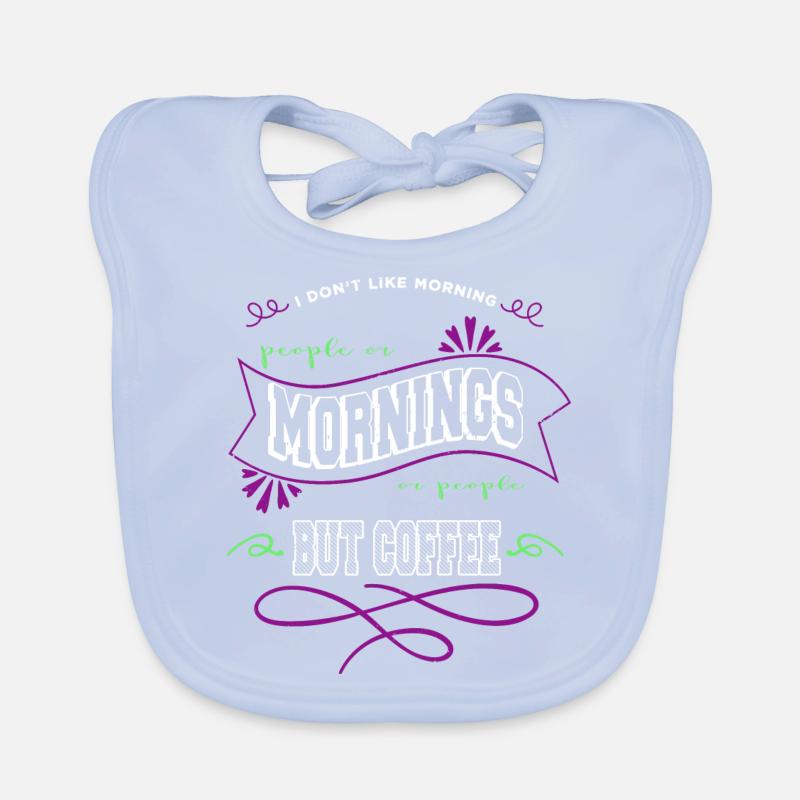 café cadeau d’anniversaire idée blagues Bavoir bio Bébé