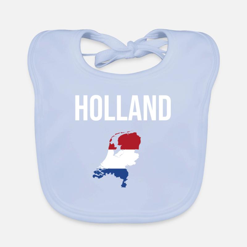 Holland Souvenir Pays-Bas Bavoir bio Bébé