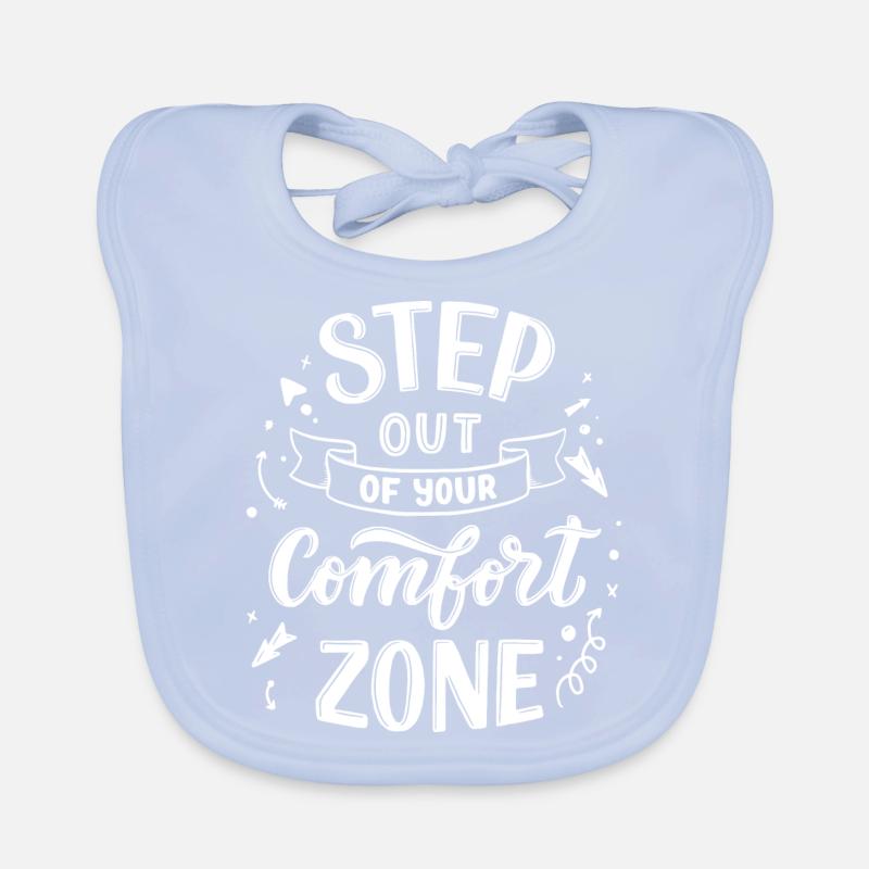 Conception motivationnelle Compfortzone Bavoir bio Bébé