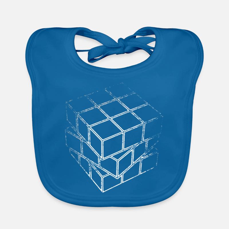 Cube en treillis Bavoir bio Bébé