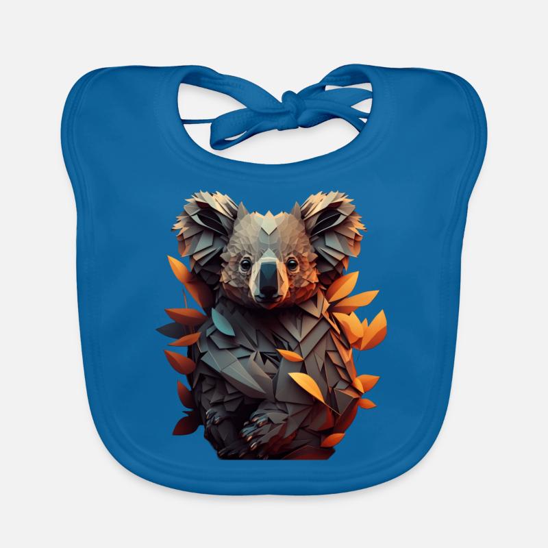 Space Koala Baby Bio-Lätzchen