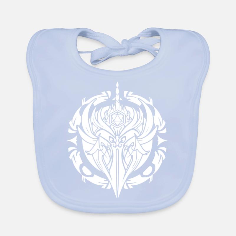 RPG logo spell circle Organic Baby Bibs