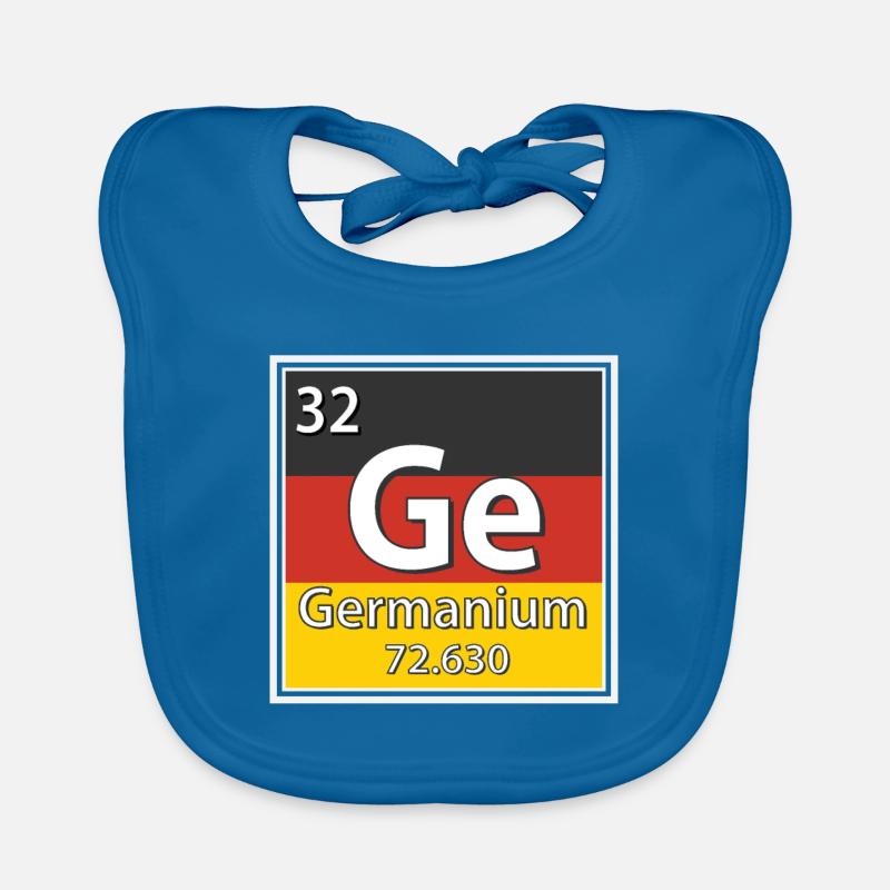 Periodensystem der Germanium-Elemente Baby Bio-Lätzchen