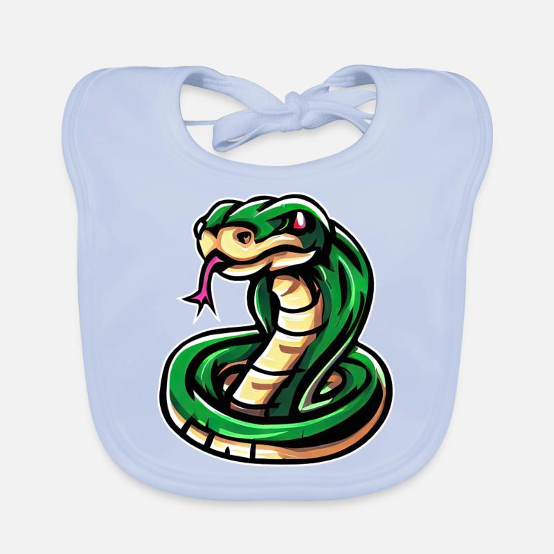 Serpent4 Bavoir bio Bébé