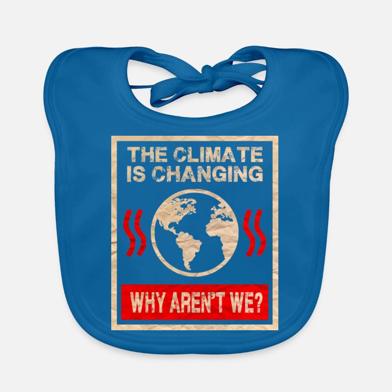 Changement climatique Bavoir bio Bébé