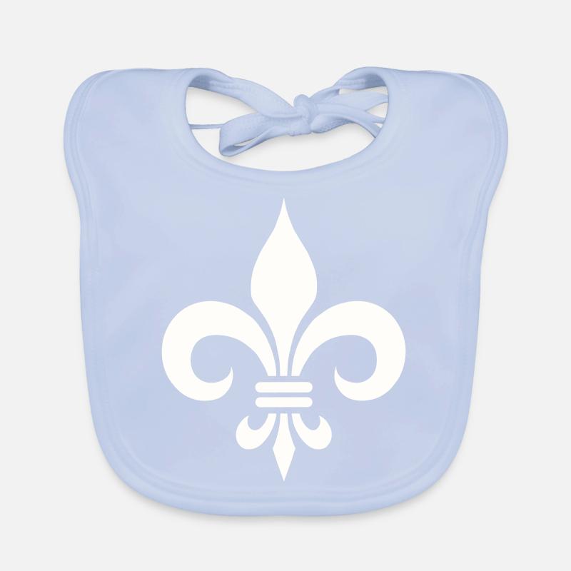 French lily Logo Organic Baby Bibs