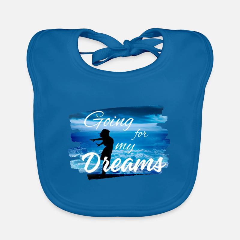 Going for my Dreams Baby Bio-Lätzchen