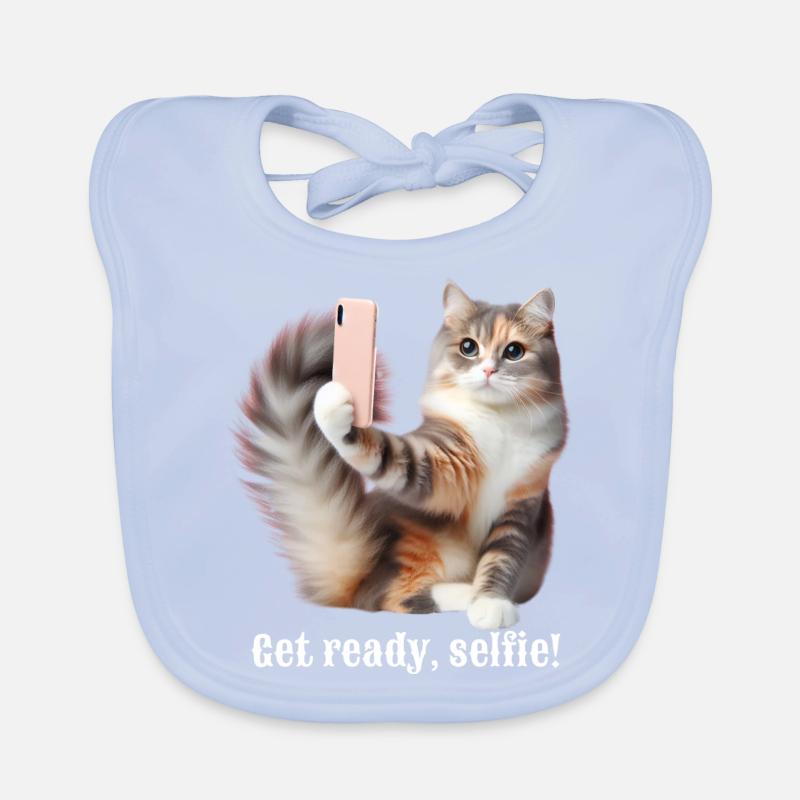 Get ready, selfie-11 Organic Baby Bibs