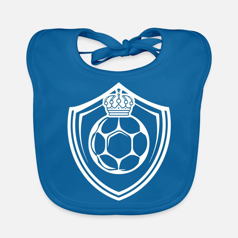 Soccer Logo Shield Team Organic Baby Bibs