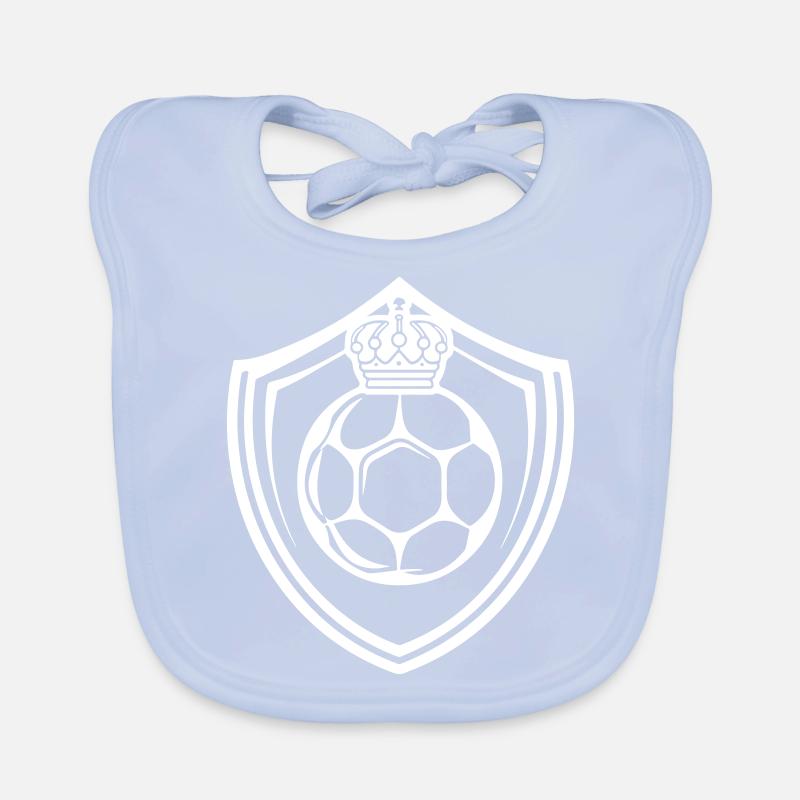 Soccer Logo Shield Team Organic Baby Bibs