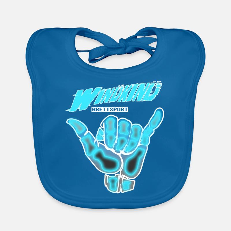 Windkind Surfen Baby Bio-Lätzchen