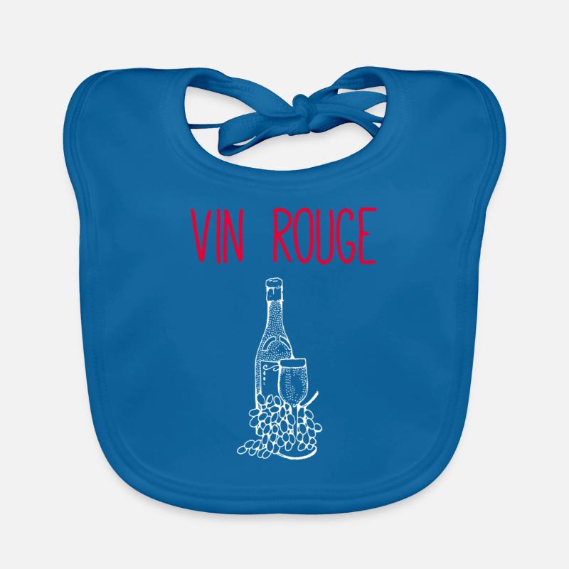 Gift idea for red wine lovers Organic Baby Bibs