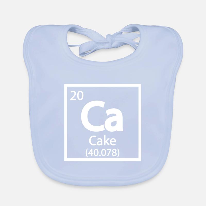 Cake Element Periodensystem Baby Bio-Lätzchen
