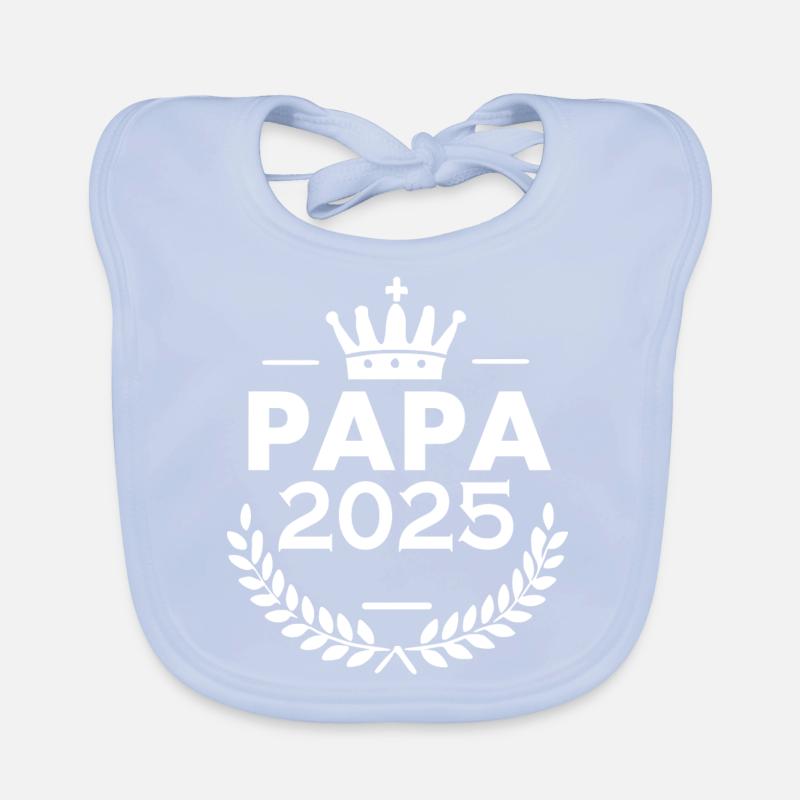 Papa 2025 Bavoir bio Bébé
