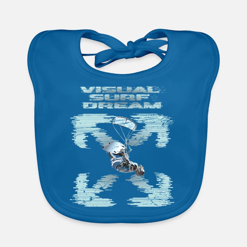 Rêve visuel de kitesurf Bavoir bio Bébé