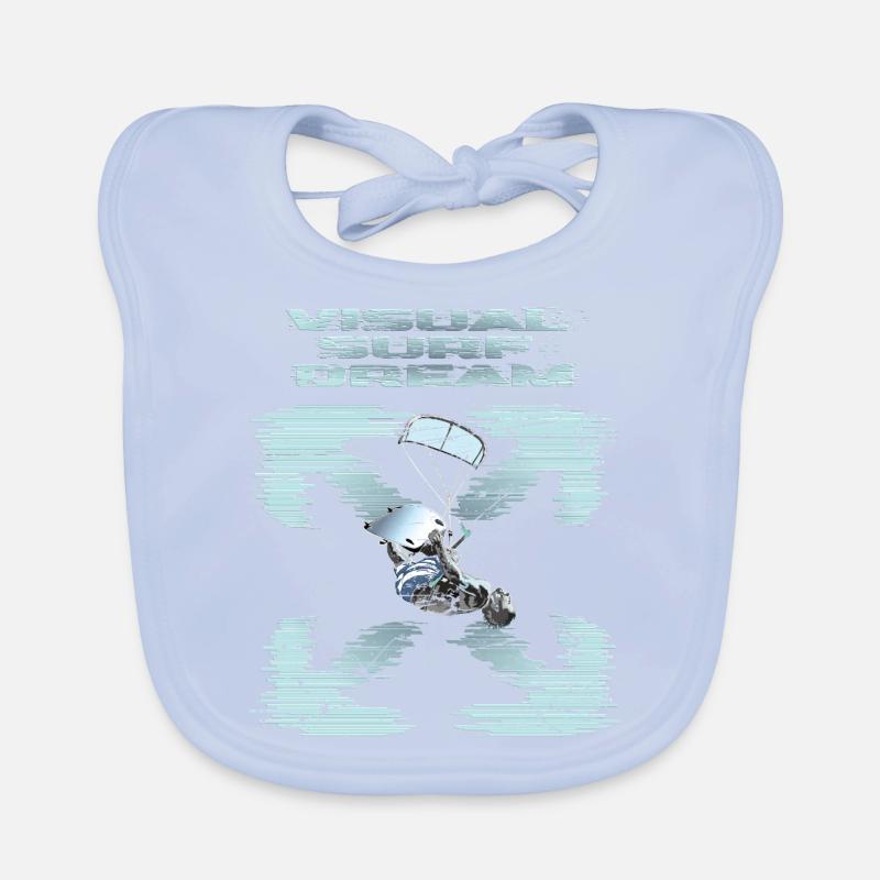 Visual Kitesurfing Dream Baby Bio-Lätzchen