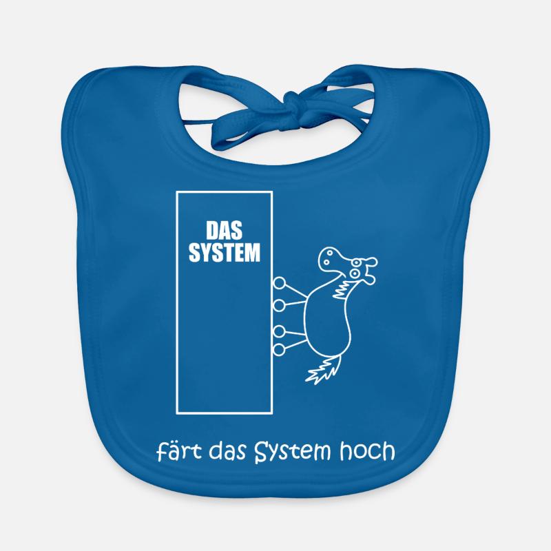 färt das system hoch, Pferd im IT-System, Netzwerk Baby Bio-Lätzchen