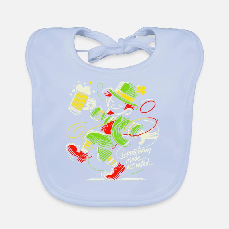 Le mode lutin active la Saint-Patrick Bavoir bio Bébé