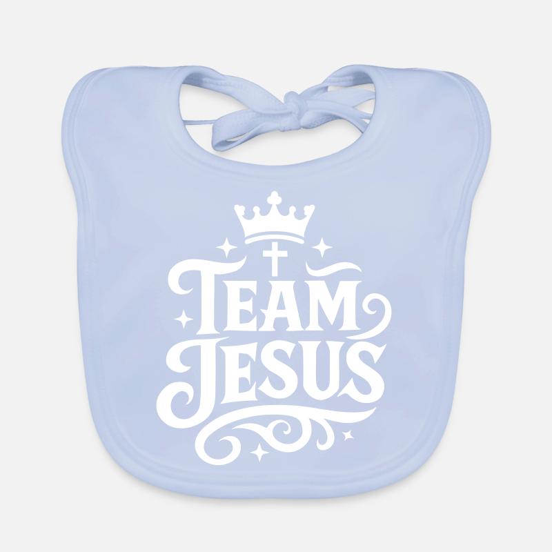 Couronne de l’équipe Jésus Bavoir bio Bébé