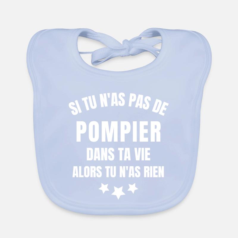 pompier, soldat du feux Bavoir bio Bébé