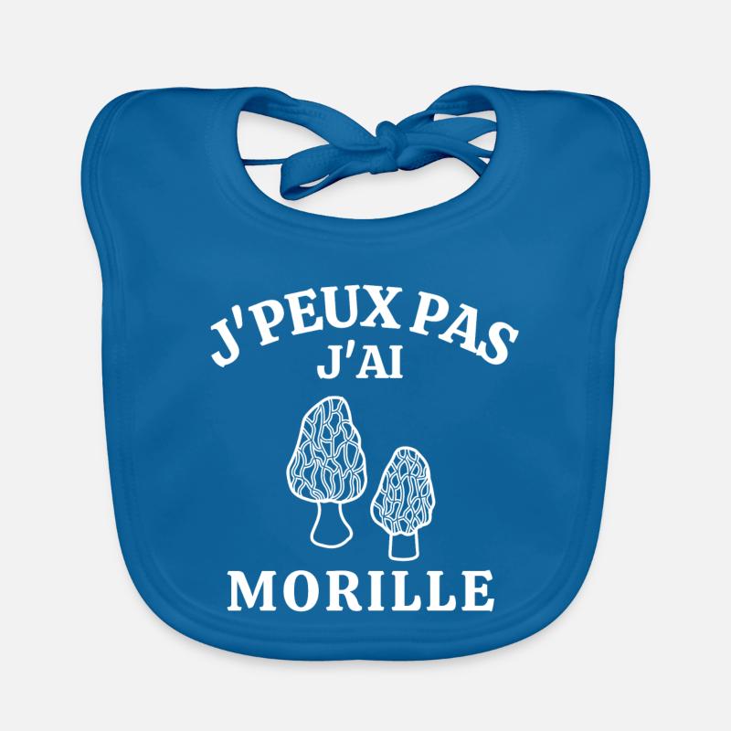 ramasseur de champignons, morille, champignon Bavoir bio Bébé