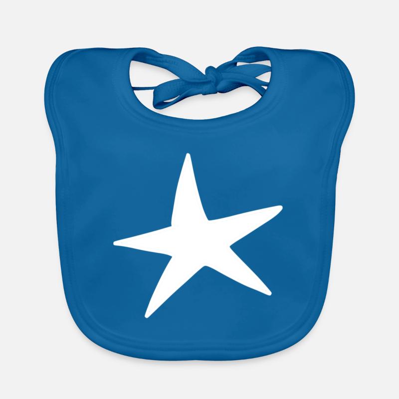 Star pattern icon Organic Baby Bibs