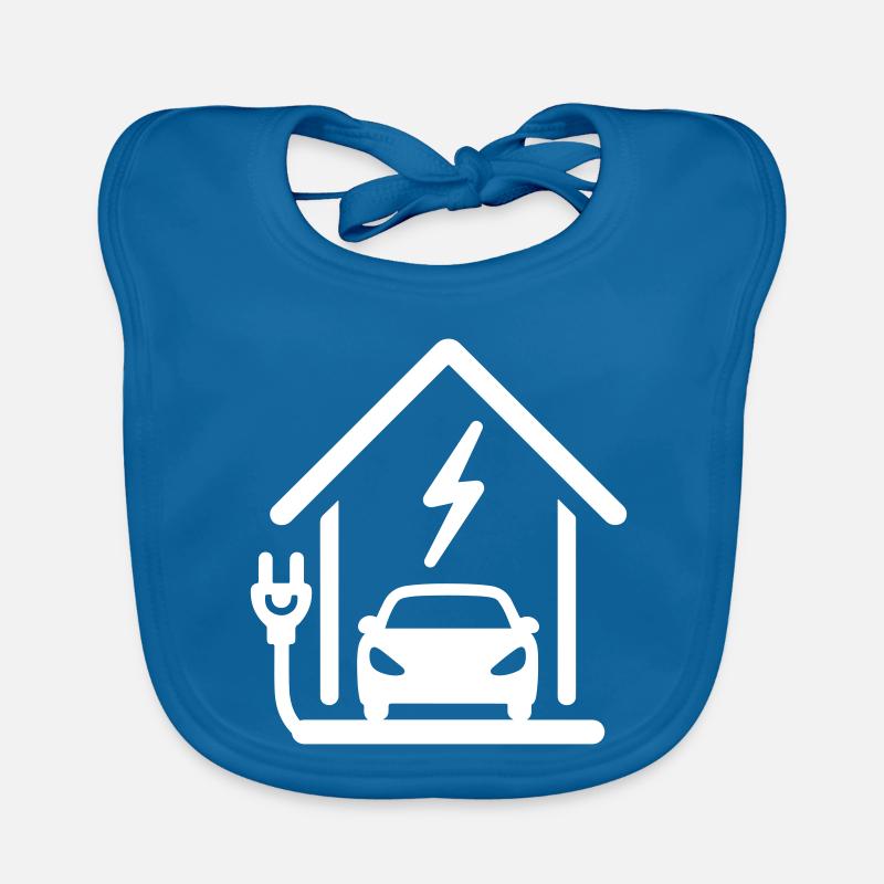 Electric mobility charging station Organic Baby Bibs