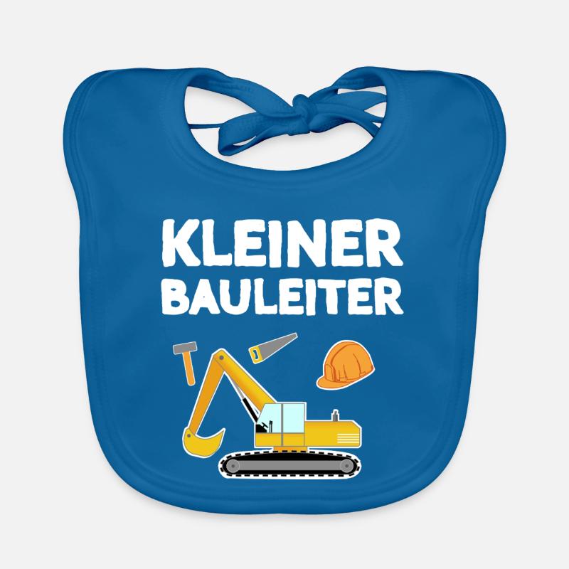 Kleiner Bauleiter Kinder Design Baby Bio-Lätzchen