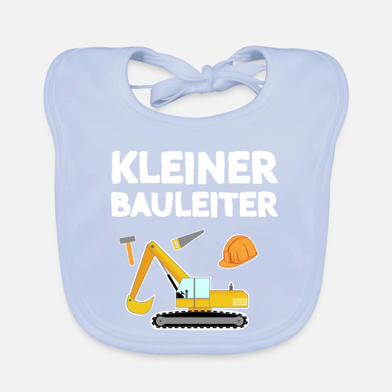 Petit Superviseur de Construction Enfants Design Bavoir bio Bébé