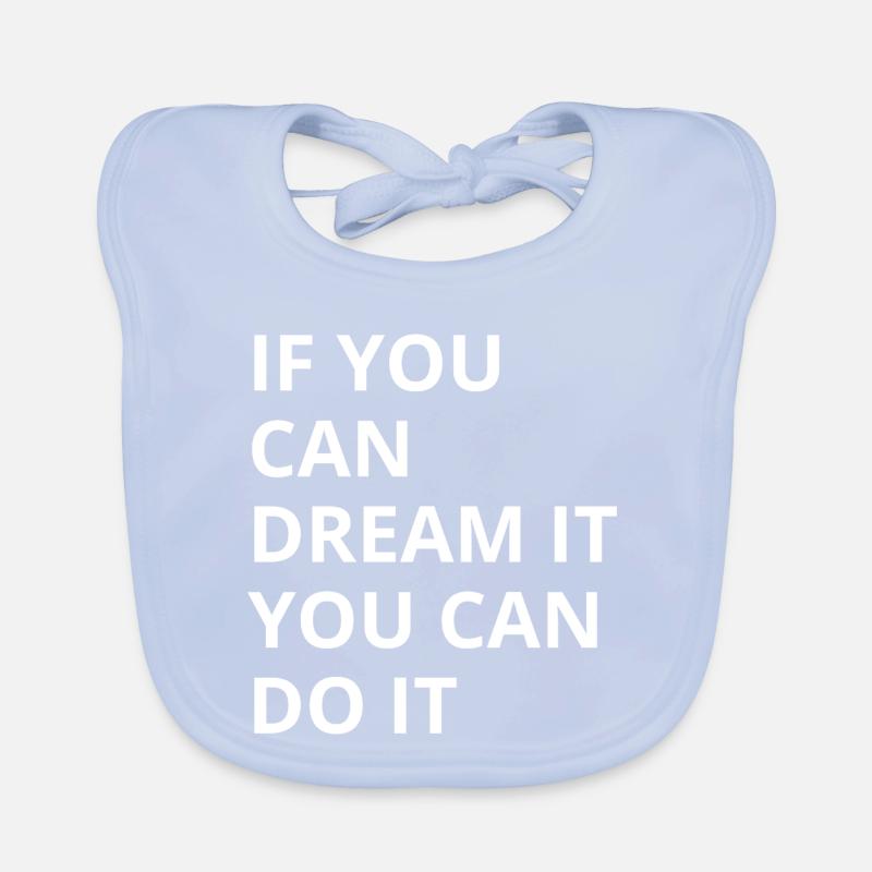 Dream Implementation Motivation Typo Organic Baby Bibs