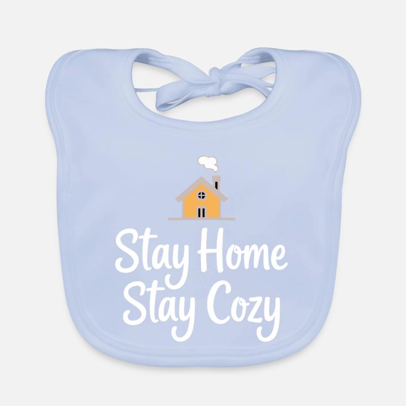 Rester à la maison Maison chaleureuse Chaleur Bavoir bio Bébé
