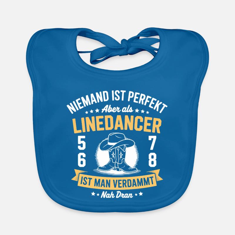 Line Dance Country Western Line Dancer Organic Baby Bibs