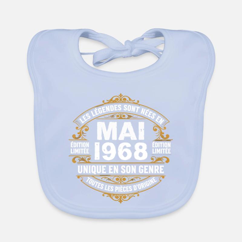 May 1968  Bavoir bio Bébé