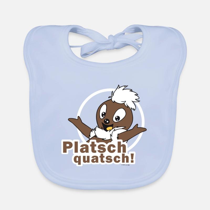 Pittiplatsch 2D Platschquatsch Baby Bio-Lätzchen