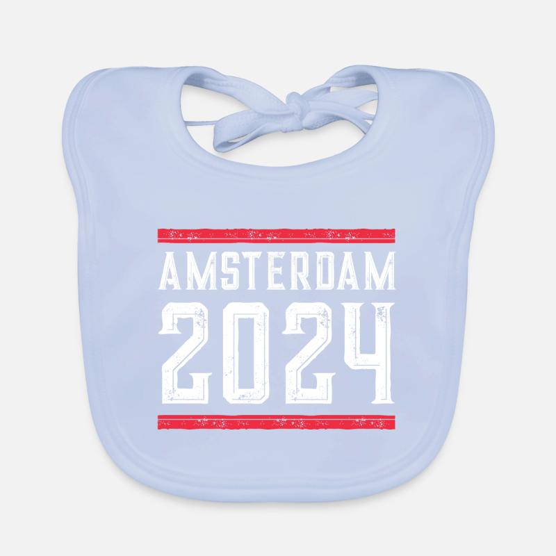 Vacances à Amsterdam 2024 Bavoir bio Bébé