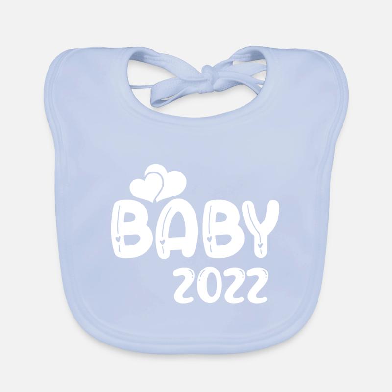 Bébé 2022 Grossesse Annonce Bébé Naissance Bavoir bio Bébé