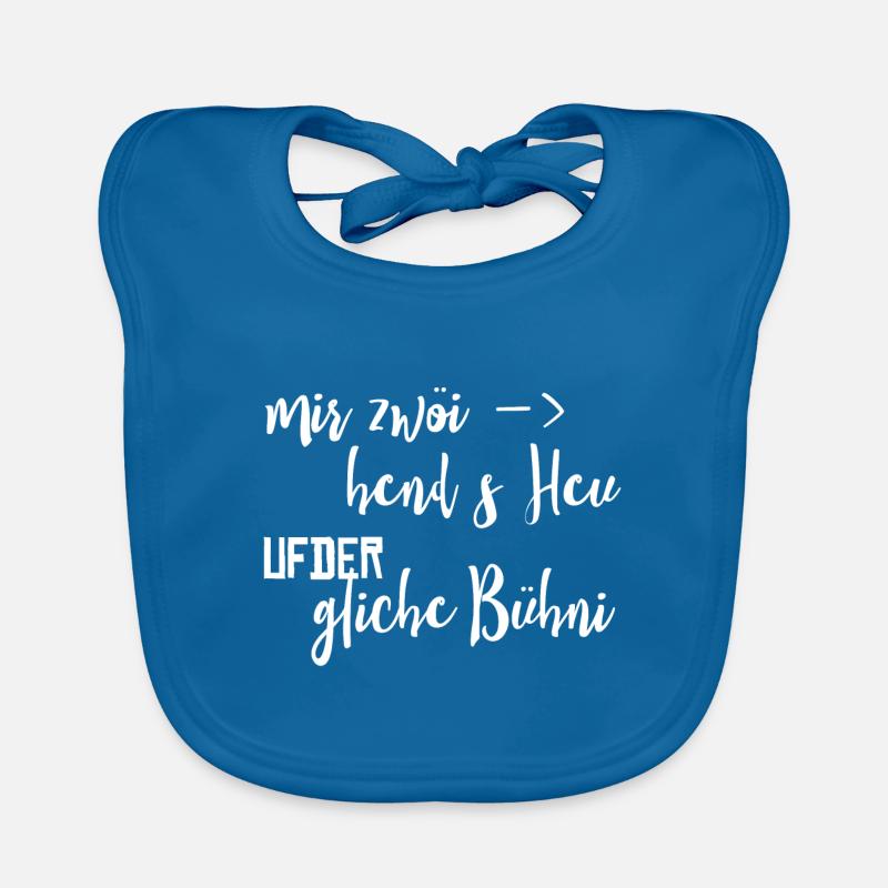 Schweizerdeutsch Beste Freunde - Sprichwort Baby Bio-Lätzchen