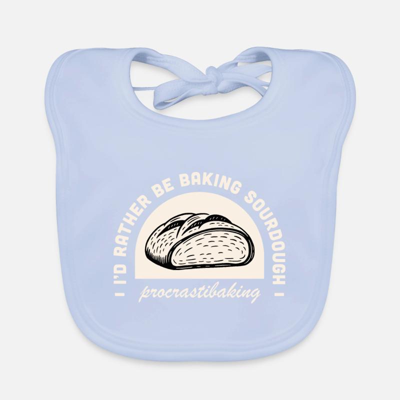 Humour pain sourdough Bavoir bio Bébé