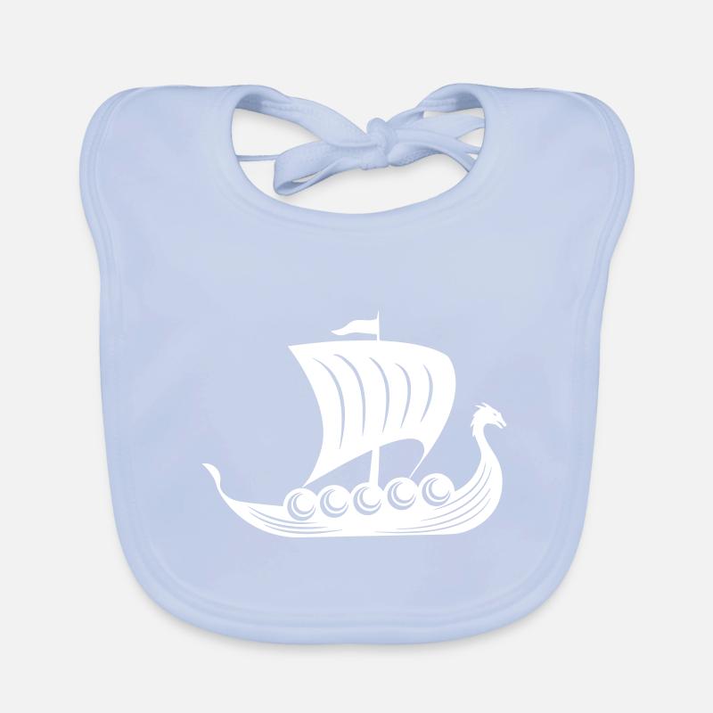 Wikingerboot Baby Bio-Lätzchen