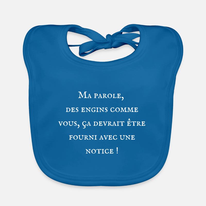 Ma parole des engins comme vous Bavoir bio Bébé